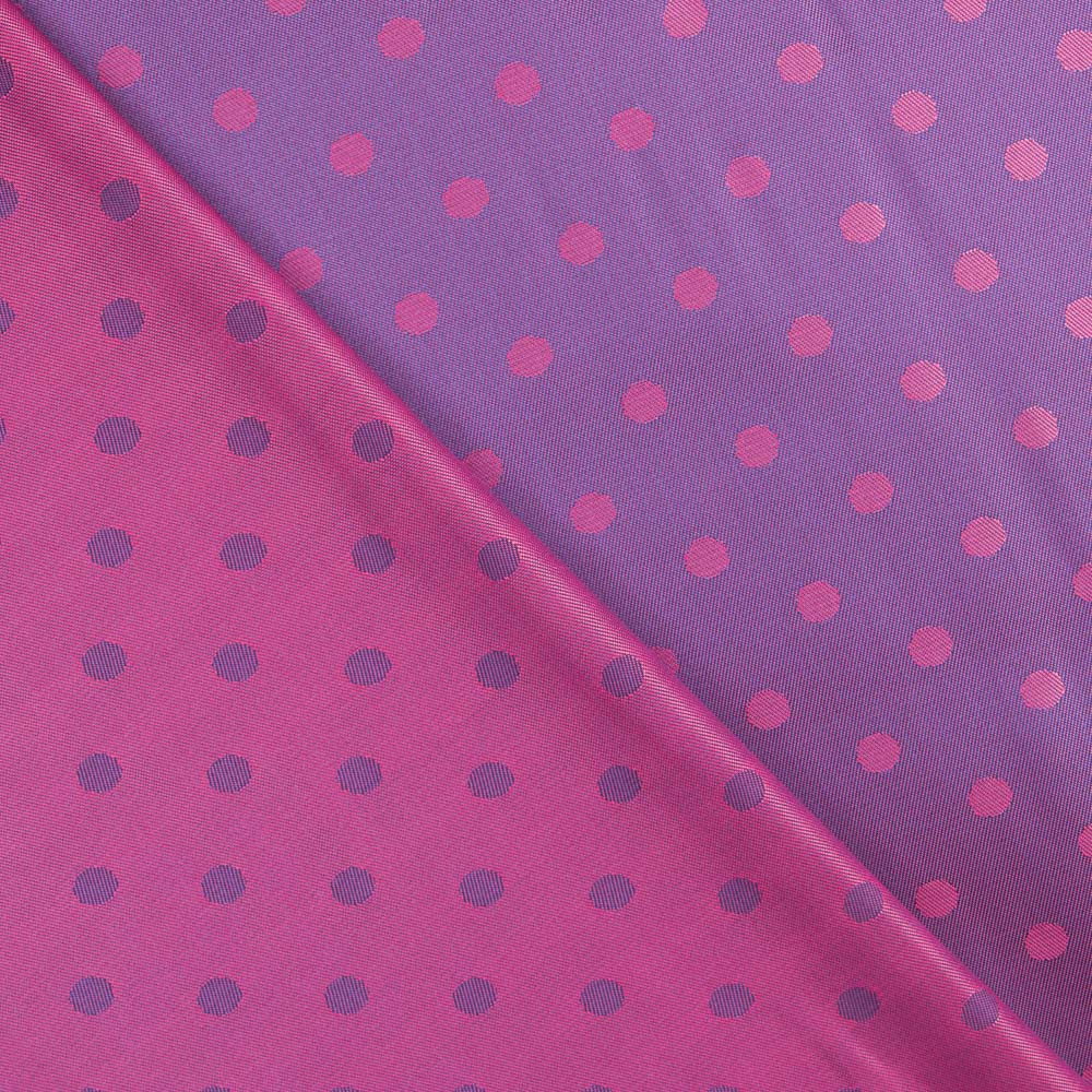 Forro de Raso Bolinhas Roxo - Ribes y Casals