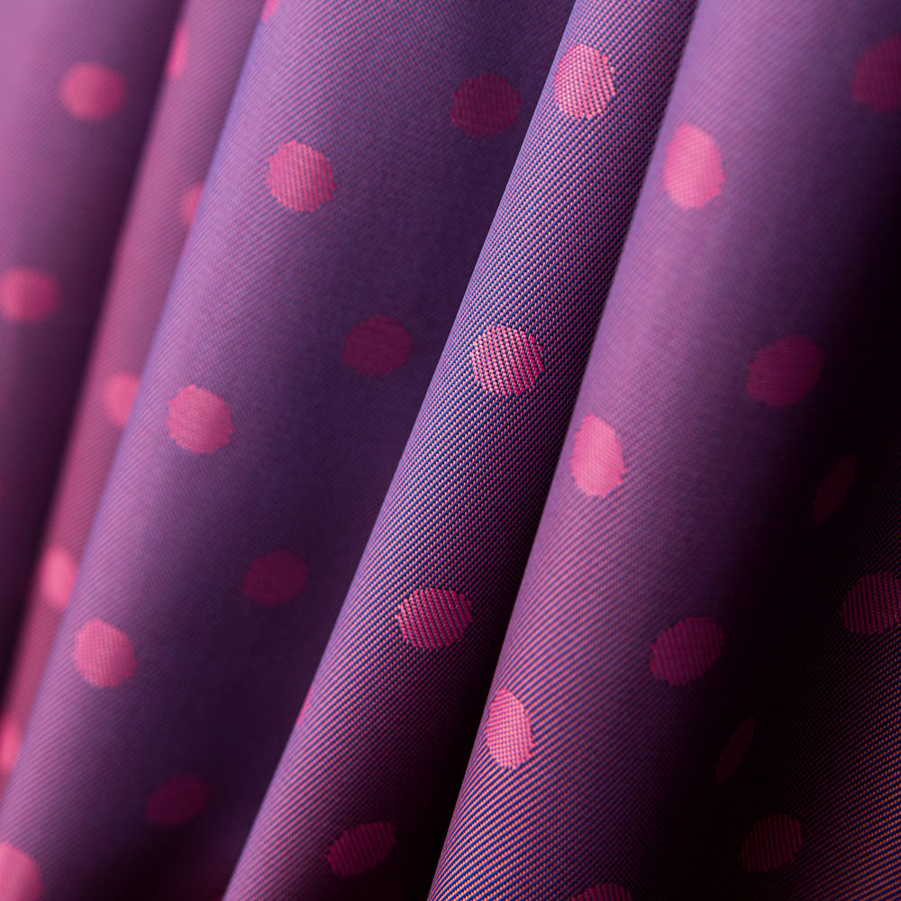 Forro de Raso Bolinhas Roxo - Ribes y Casals