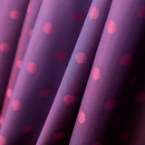 Forro de Raso Bolinhas Roxo - Ribes y Casals