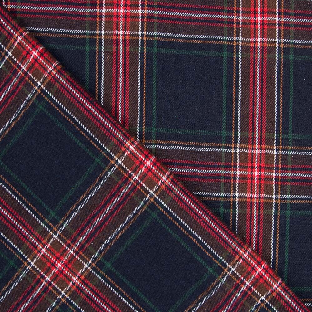 Franela Cuadros Escocés Azul - Ribes y Casals