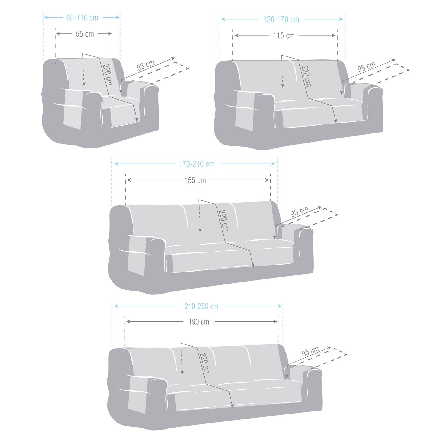 Fronha Pr tica Bege para Sof  - Ribes y Casals
