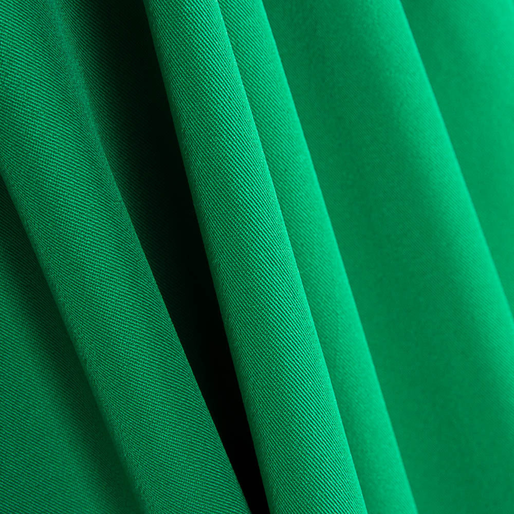 Gabardina Elástica Plana Verde Jade - Ribes y Casals