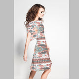 Crepe Diagonal Blanca Negra - Ribes y Casals