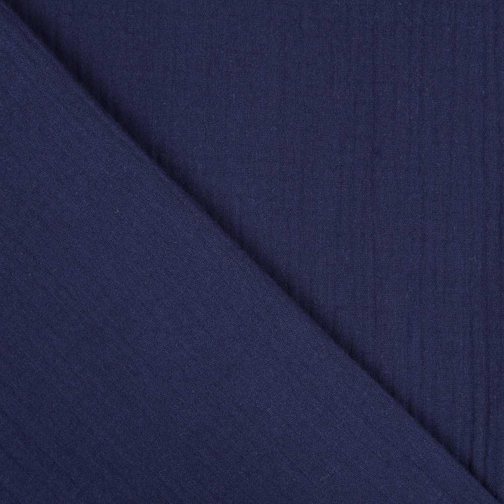 Gaze Bambula Algodão Azul Marinho - Ribes y Casals