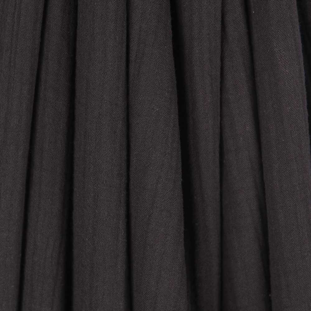 Gaze Bambula Algodão Preta - Ribes y Casals