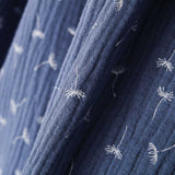 Tecido Gaze Bambula Primavera Azul - Ribes y Casals