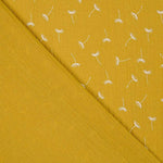 Tecido Gaze Bambula Primavera Mostarda - Ribes y Casals