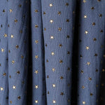 Tecido Gaze Bambula Lurex Azul - Ribes y Casals