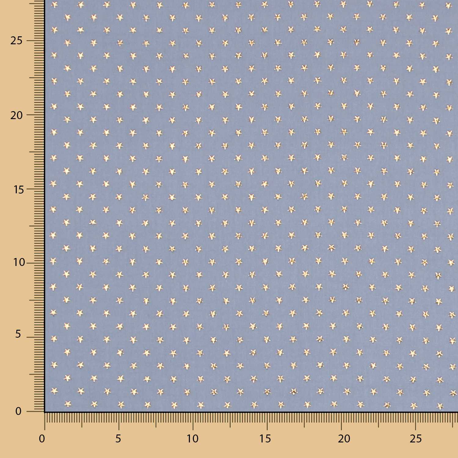 Tecido Gaze Bambula Lurex Céu - Ribes y Casals