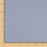 Tecido Gaze Bambula Lurex Céu - Ribes y Casals