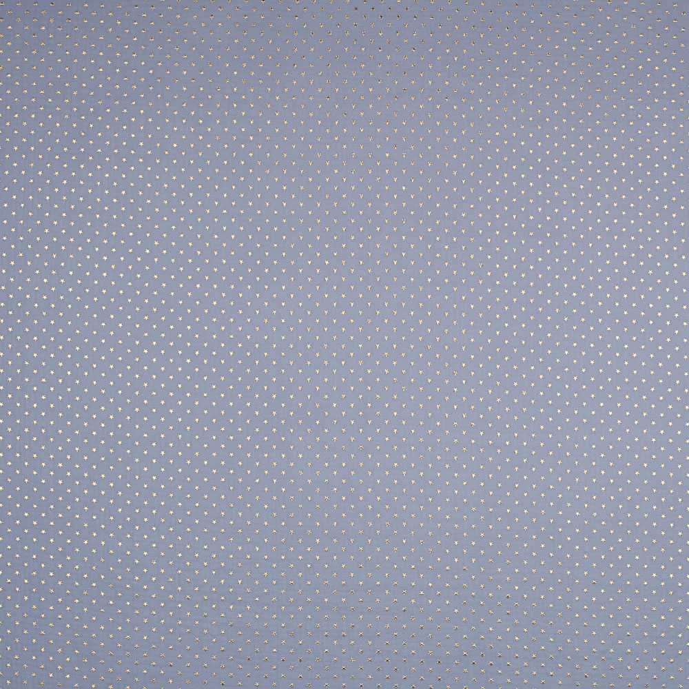 Tecido Gaze Bambula Lurex Céu - Ribes y Casals