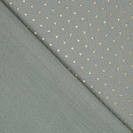 Tecido Gaze Bambula Lurex Menta - Ribes y Casals