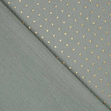 Tecido Gaze Bambula Lurex Menta - Ribes y Casals