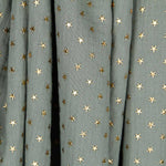 Tecido Gaze Bambula Lurex Menta - Ribes y Casals