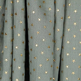 Tecido Gaze Bambula Lurex Menta - Ribes y Casals