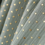 Tecido Gaze Bambula Lurex Menta - Ribes y Casals