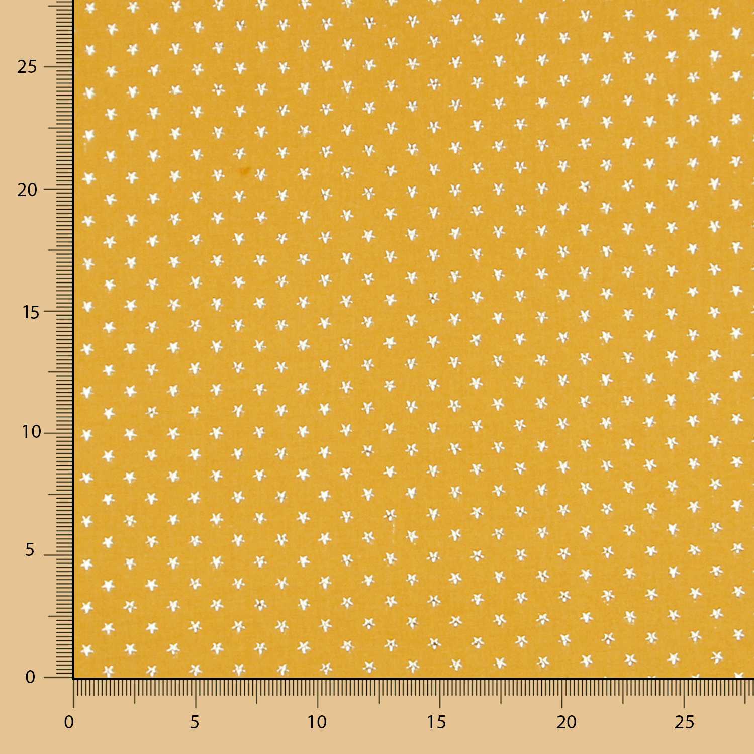 Tecido Gaze Bambula Lurex Mostarda - Ribes y Casals