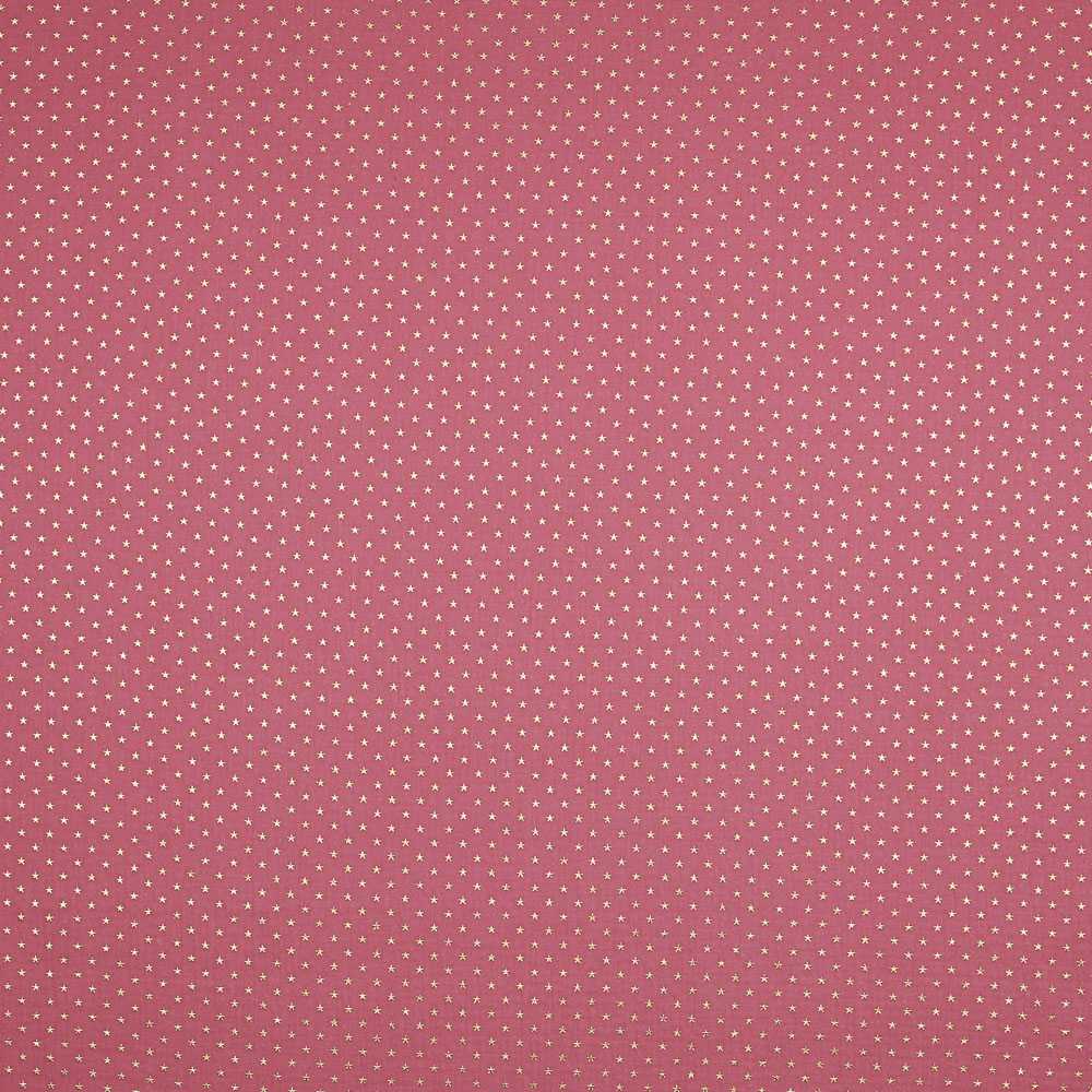 Tecido Gaze Bambula Lurex Rosa - Ribes y Casals