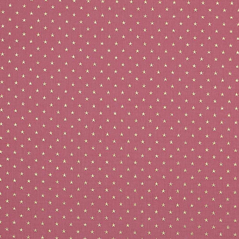 Tecido Gaze Bambula Lurex Rosa - Ribes y Casals