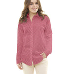 Tecido Gaze Bambula Lurex Rosa - Ribes y Casals