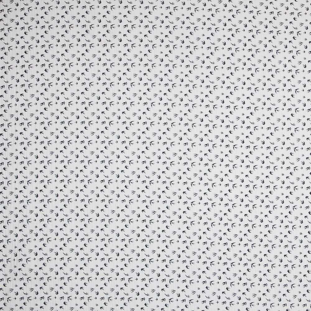 Tecido Gaze Bambula Nature Branca - Ribes y Casals