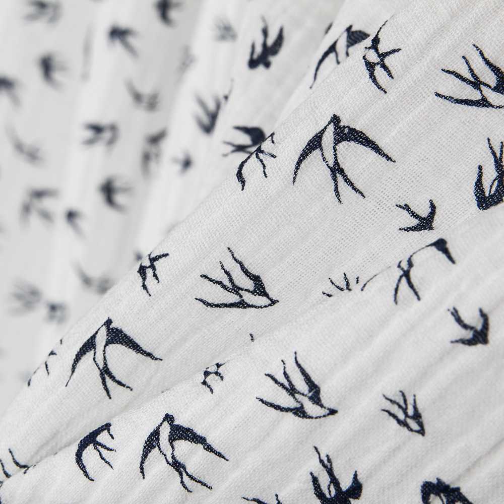 Tecido Gaze Bambula Nature Branca - Ribes y Casals