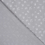 Tecido Gaze Bambula Nature Cinza - Ribes y Casals