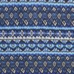 Gaze Estampada Étnica Losangos Azul - Ribes y Casals