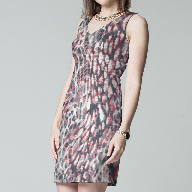 Tecido de Gaze Poliéster Vermelho - Ribes y Casals