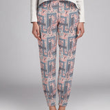 Crepe Diagonal Blanca Negra - Ribes y Casals