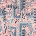 Crepe Diagonal Blanca Negra - Ribes y Casals