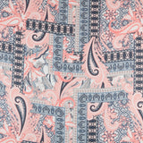 Crepe Diagonal Blanca Negra - Ribes y Casals