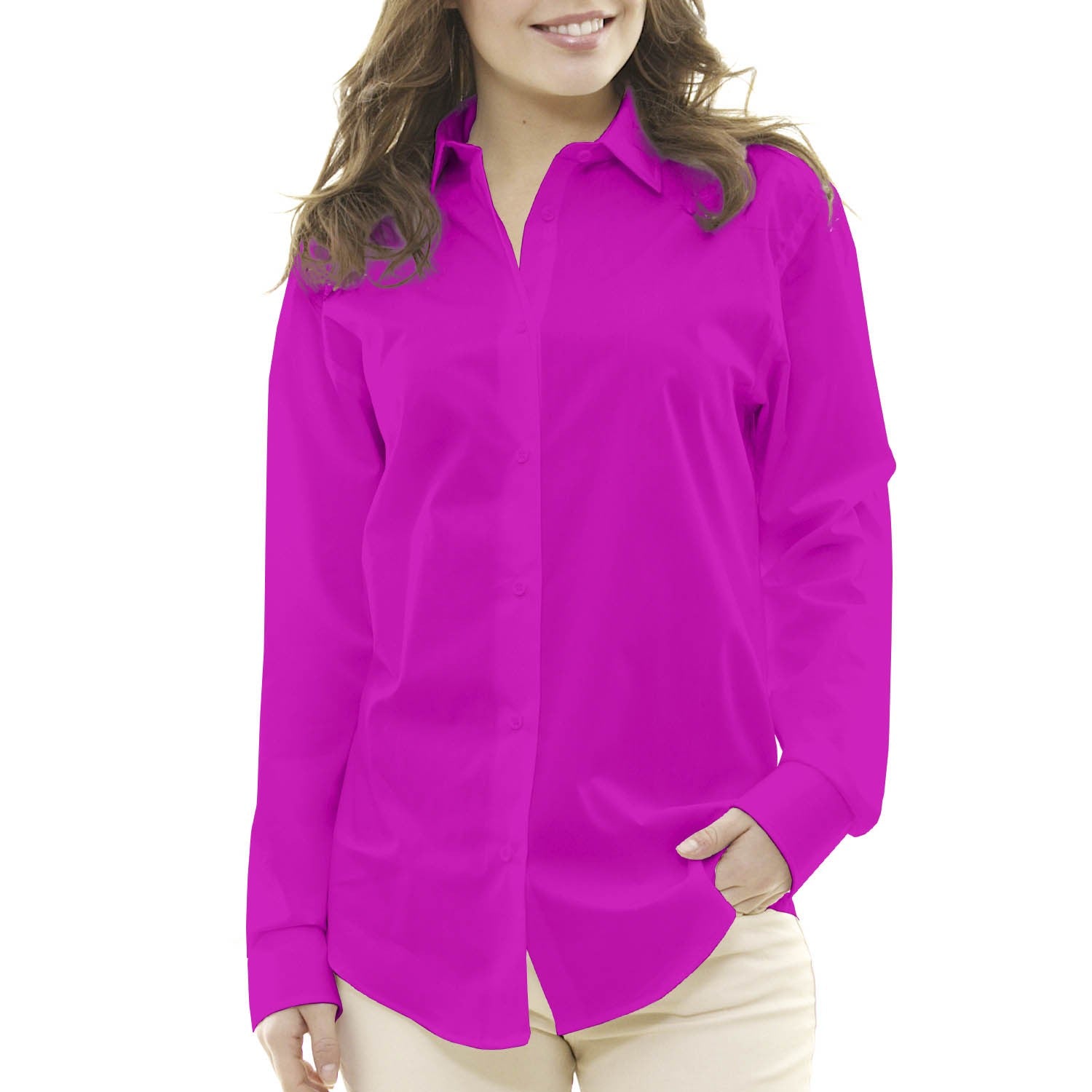 Chiffon Poliéster Ciclâmen - Ribes y Casals