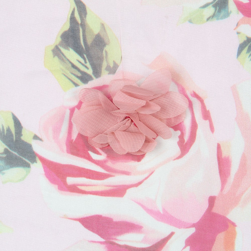 Gaze Poliéster Fantasía Flor Rosa - Ribes y Casals