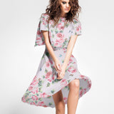 Gaze Poliéster Fantasía Flor Rosa - Ribes y Casals