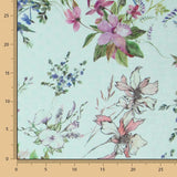 Gaze Poliéster Plumeti Verde Agua - Ribes y Casals