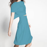 Chiffon Poliéster Turquesa - Ribes y Casals