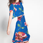 Gaze de seda tropical azul - Ribes y Casals