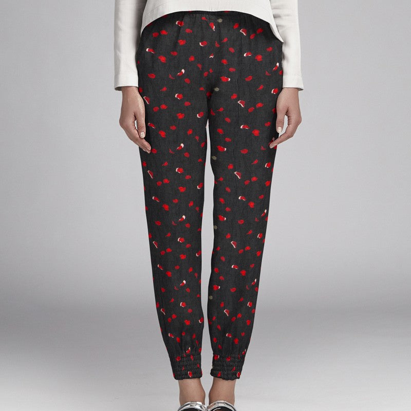 Crepe Diagonal Blanca Negra - Ribes y Casals