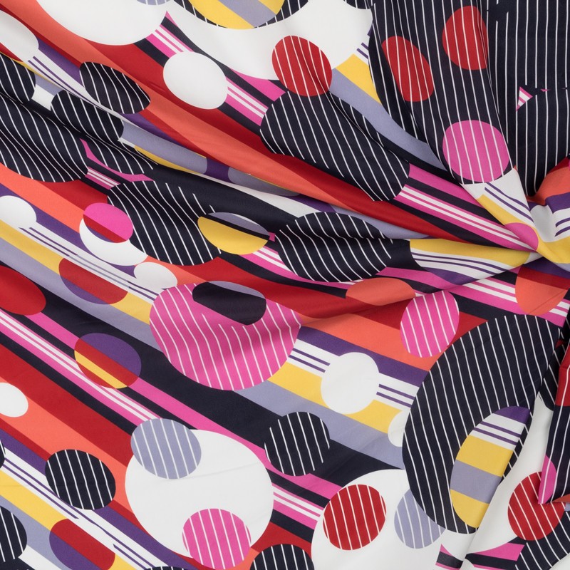 Chiffon Viscose Disco Multicolor - Ribes y Casals