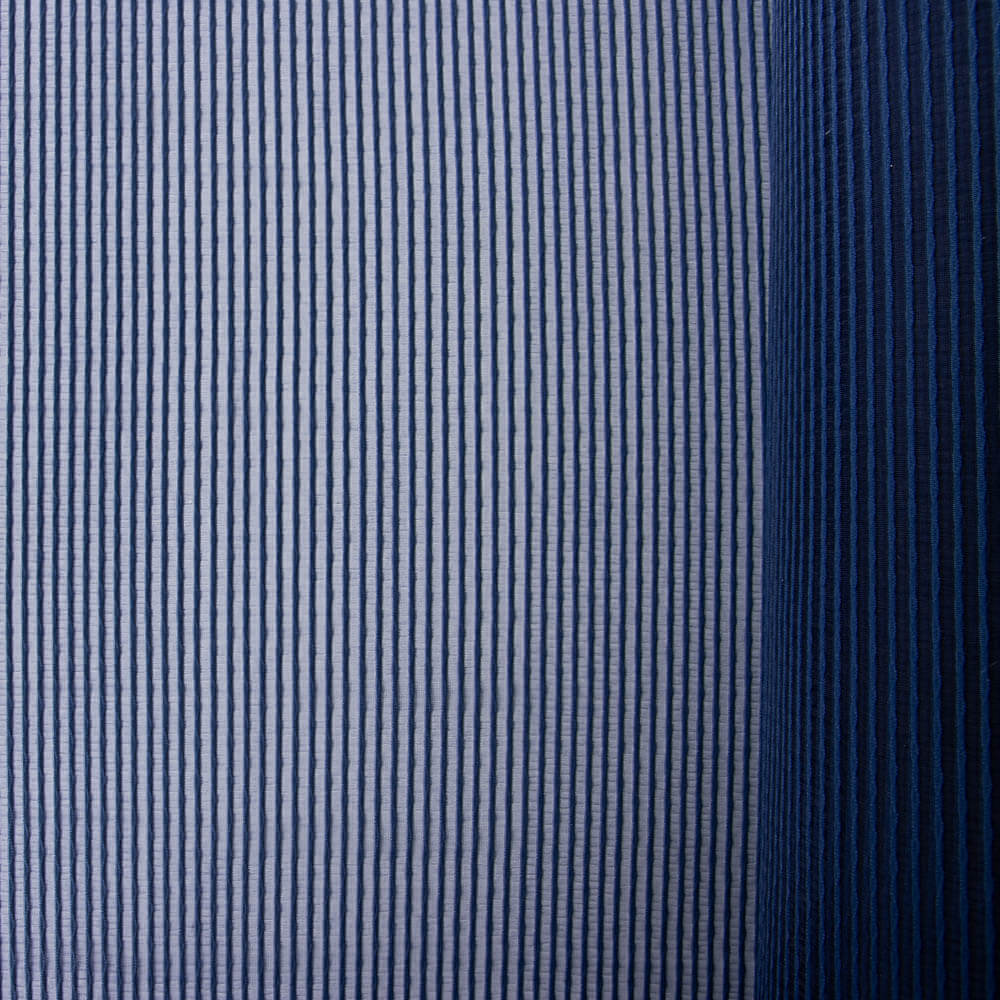 Retal Punto Fino Listado Marino 65x140 cm - Ribes y Casals