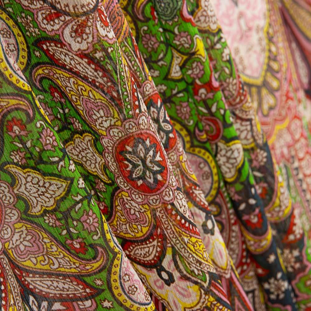 Gaze Bambula Motiv Verde - Ribes y Casals