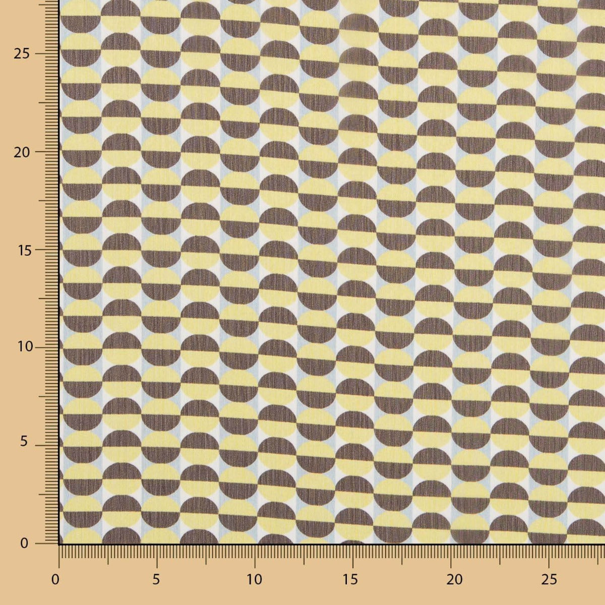 Bambula Poliéster Geo Redondo Verde - Ribes y Casals