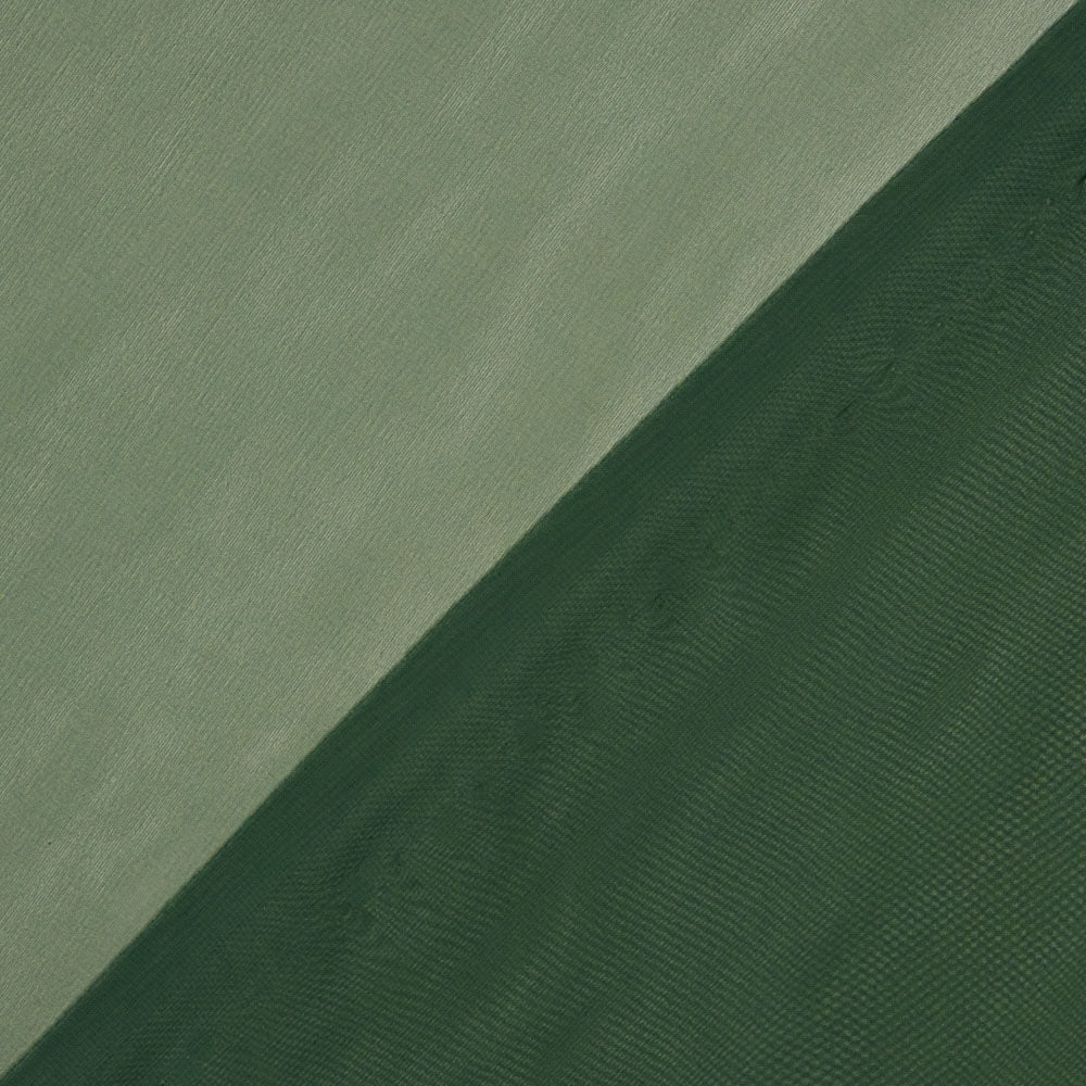 Gaze Chiffon Verde Garrafa - Ribes y Casals