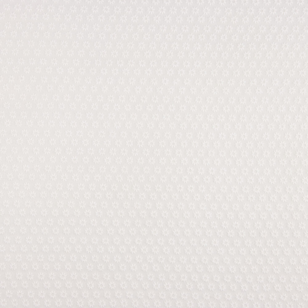 Gaze Bambula Poliéster Flor Off White - Ribes y Casals