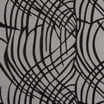 Gaze Devoré Listrado Preto - Ribes y Casals