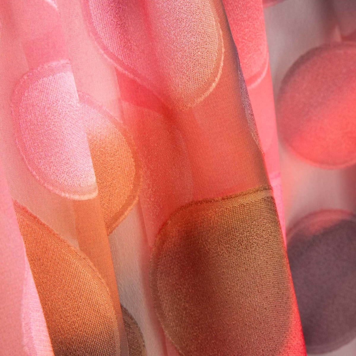 Gasa Degradé Círculos en Relieve - Ribes y Casals