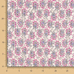 Gaze Cetim Lurex Flor Rosa - Ribes y Casals