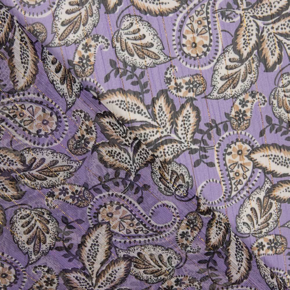 Gaze Lurex Cachemira Malva - Ribes y Casals