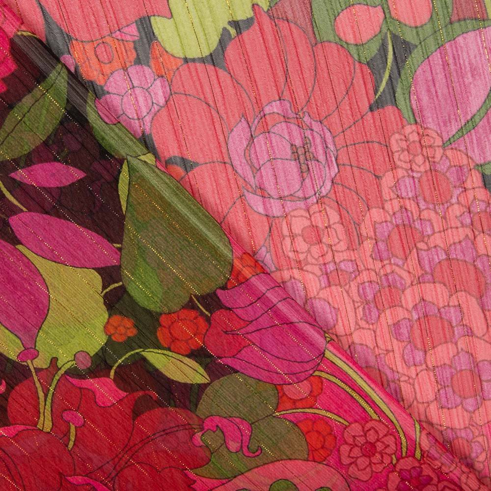 Gaze Lurex Flor Maxi Fucsia - Ribes y Casals